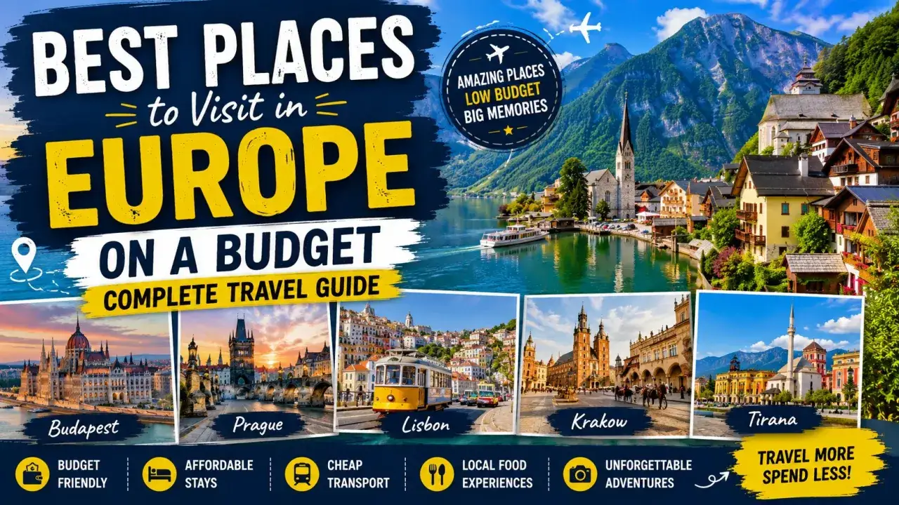 Reseguide f&ouml;r en budgetresa i Europa med bilder p&aring; Budapest, Prag, Lissabon, Krakow och Tirana. L&aring;gt pris, stora minnen!