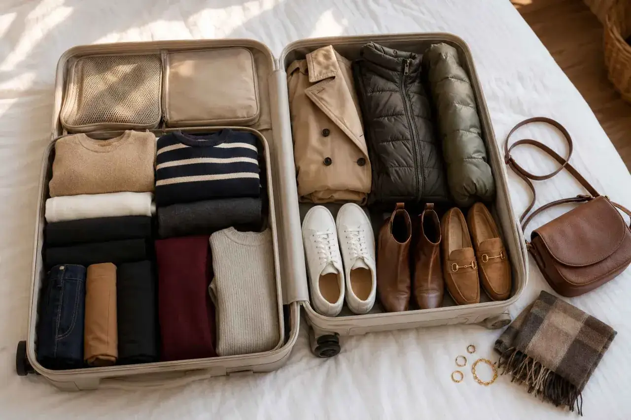 Packlista Italien: snygga kl&auml;der, skor och accessoarer f&ouml;r en stilfull resa.